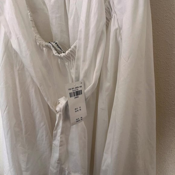 Abercrombie & Fitch O Ring Puff Sleeve Midi Dress- NWT - Picture 4 of 7